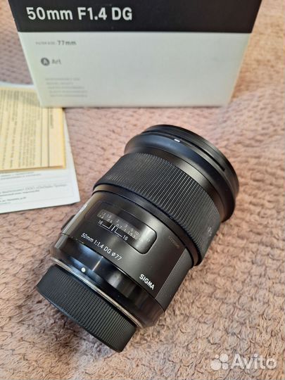 Объектив Sigma Art 50mm F1.4 DG для Nikon