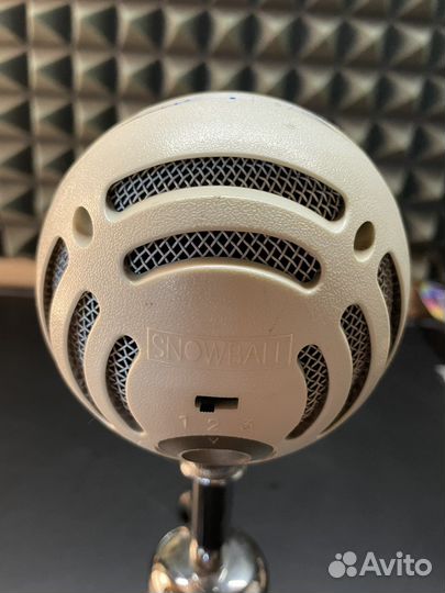 Микрофон Blue Snowball USB матовый, ранняя версия