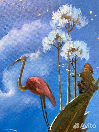 Картина маслом на холсте большая