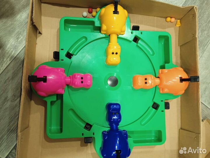 Детская игра Бильярд-бегемотики