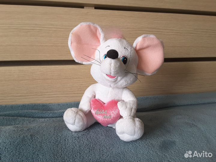 Игрушка Мышь белая