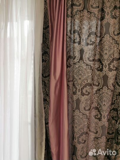 Шторы и тюль в комплекте
