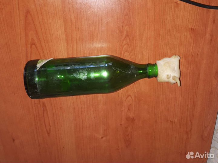 Пробка СССР и бутылка