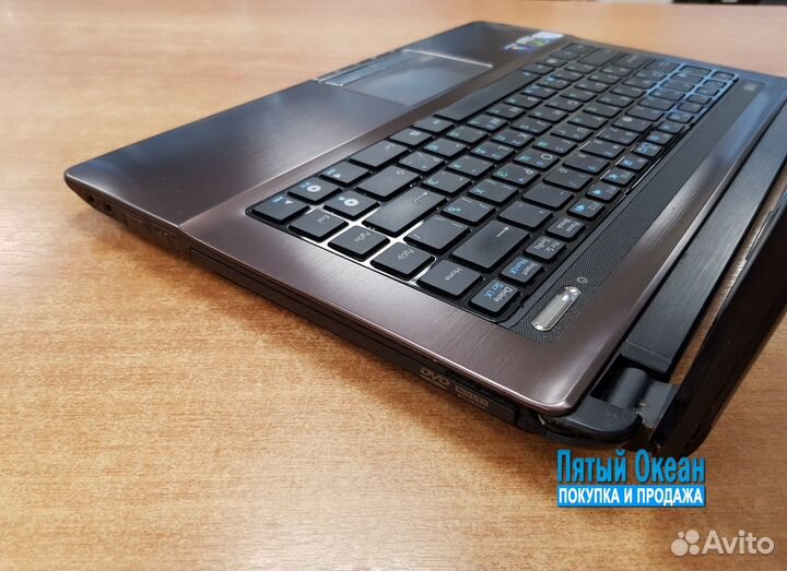 Ноутбук Asus 14, Pentium B950, SSD, GeForce 1Gb