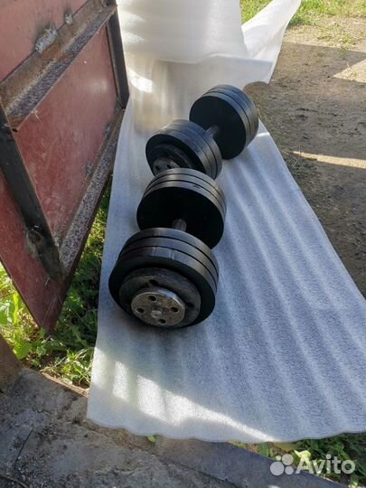 Гантели разборные по 20.30. 40. 50кг