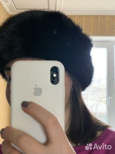 Берет норковый