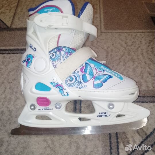 Коньки детские раздвижные 30 - 33 девочке