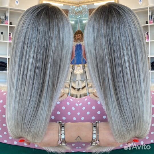 Окрашивание волос в 4 руки