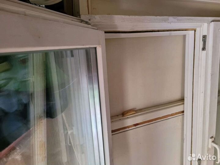 Деревянные окна с двойным стеклопакетом бу