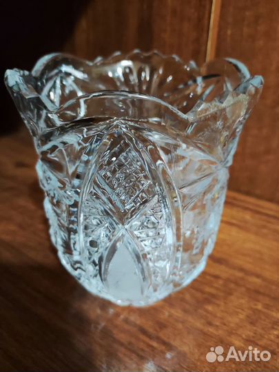 Конфетница ваза хрусталь