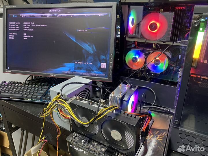 Материнская плата Asrock B550m