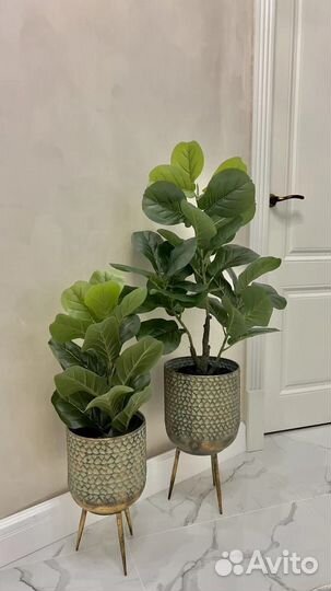 Кашпо из металла большое новое