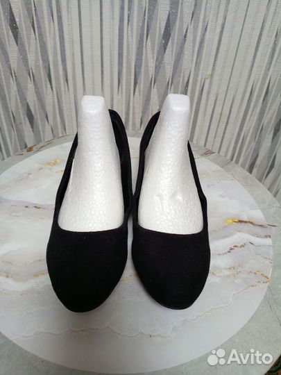 Туфли замшевые