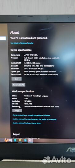 Игровой ноутбук. Asus TUF 17