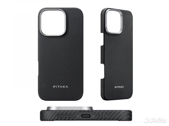 Pitaka MagEZ Case 6 iPhone 16 Pro Max Black/Gray