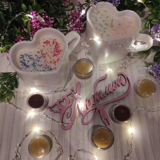 Бальзам для губ, мыло и свечи ручной работы