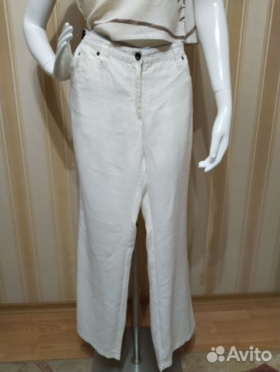 Armani jeans брюки лен