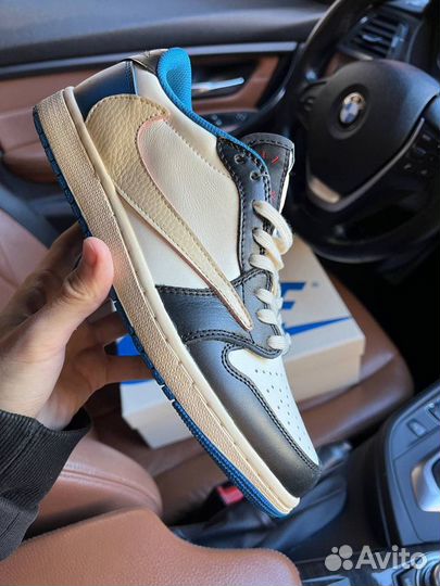 Кроссовки Nike air jordan 1 travis scott