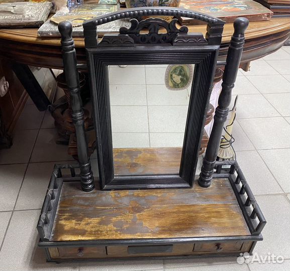 Туалетное зеркало трюмо настольное СССР