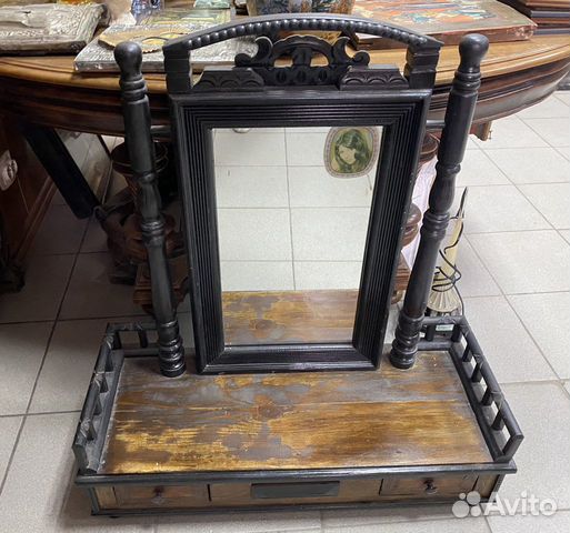 Туалетное зеркало трюмо настольное СССР