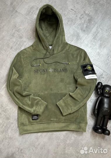 Худи Stone Island барашка на флисе
