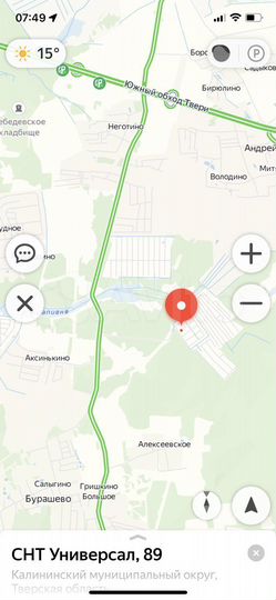 Участок 10 сот. (СНТ, ДНП)