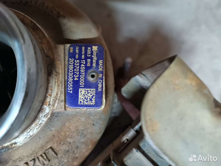 Турбина cummins isf 2 8 газель