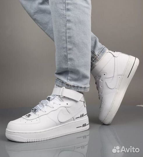 Кеды зимние с мехом nike air force 1 41-46