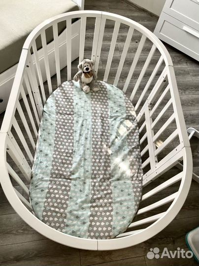 Кровать детская круглая овальная