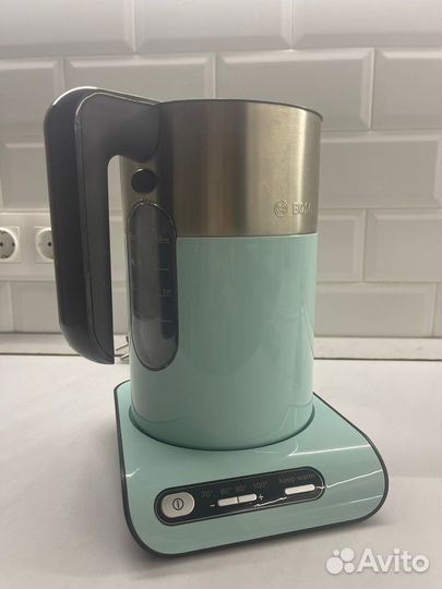 Электрический чайник Bosch Styline, бирюзовый