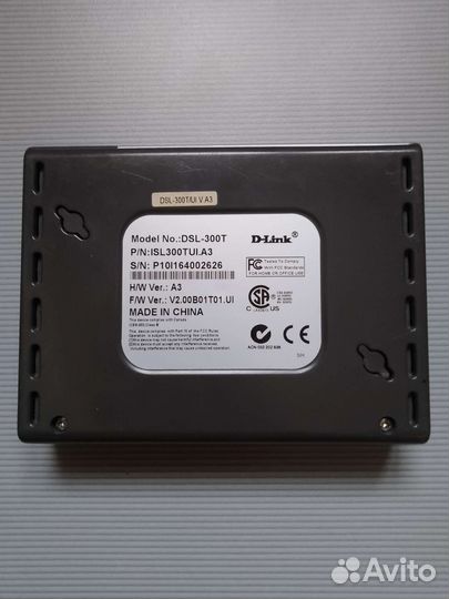 Adsl модем D-Link DSL-300T