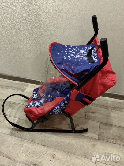 Детские санки коляска новые