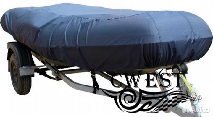 Чехол для транспотировки лодки 350 т.Синий