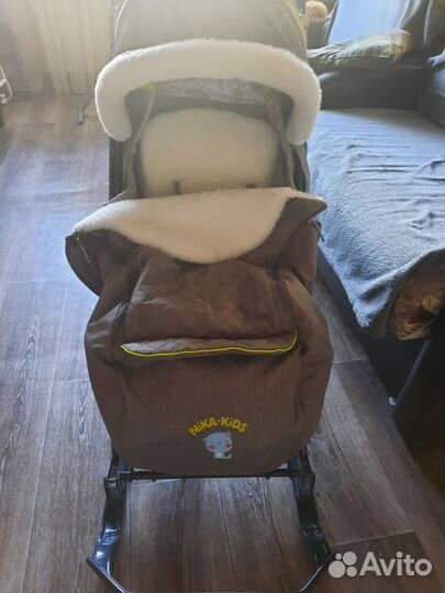 Детские санки коляска nika
