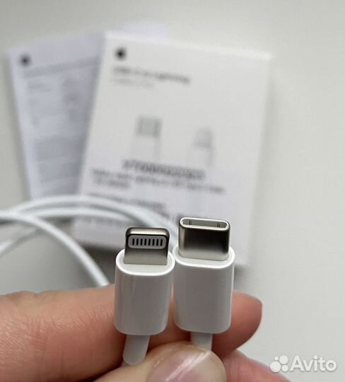 Кабель Apple Lightning на USB Type-C Cable 1 метр