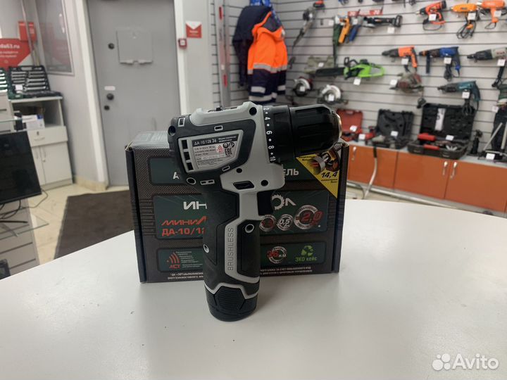 Дрель-шуруповерт Интерскол да-10/12В