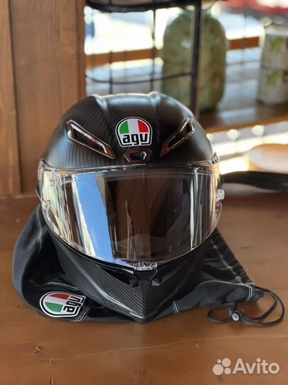 Мотошлем AGV pista GP RR matt carbon