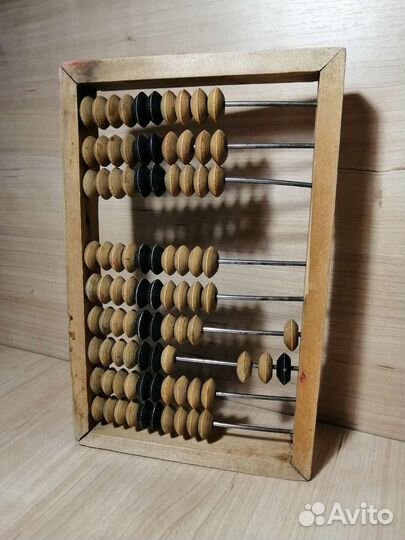 Счеты деревянные СССР для фотосессии