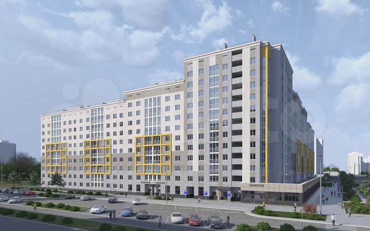 2-к. квартира, 56,4 м², 9/9 эт.