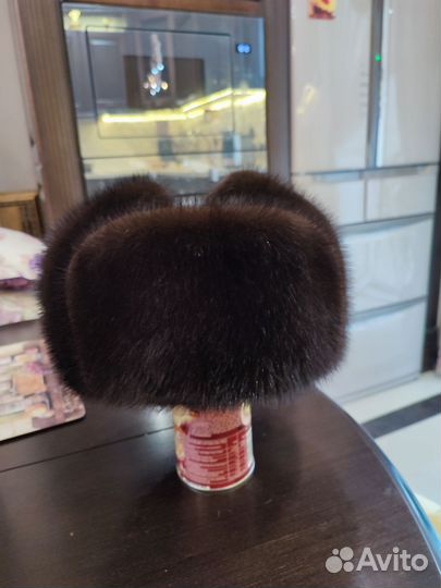 Норковая шапка мужская новая