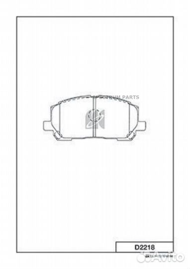 Дисковые колодки kashiyama kashiyama D2218