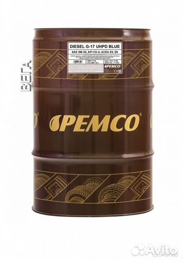 Масло моторное diesel G-17 Blue SAW 5W-30