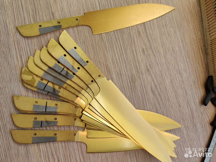 Японские заготовки ручки для ножей клинки ножи