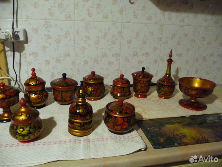 Посуда из хохломы