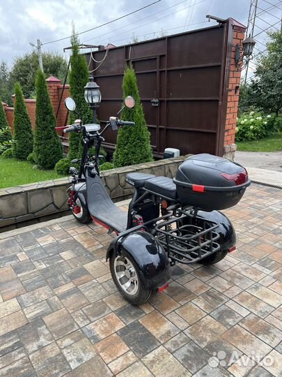 Электроскутер White Siberia WS-PRO trike 3000w