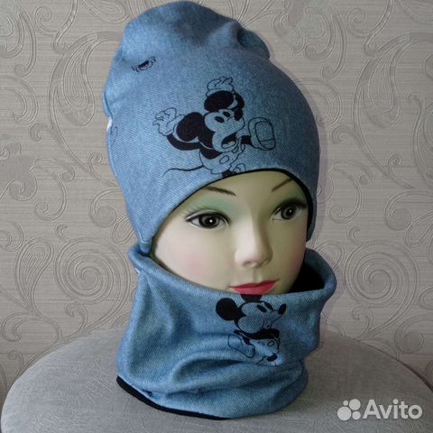 Шапка+снуд новые