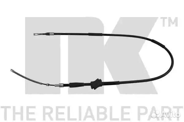 Трос стояночного тормоза задний левый audi 80, 90