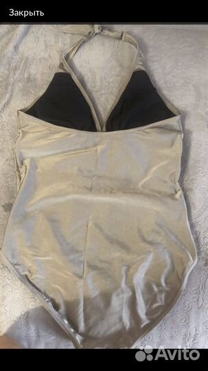 Купальник слитный новый