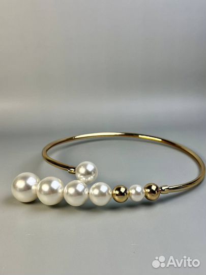 Чокер из жемчуга, трендовое колье