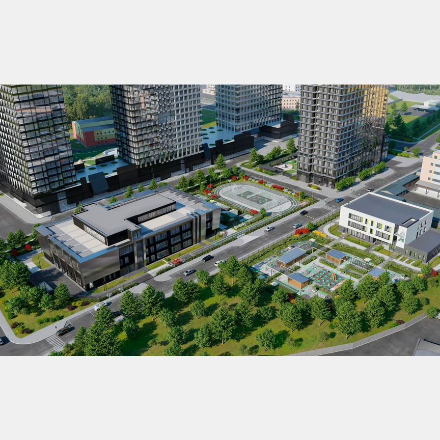 2-к. квартира, 44 м², 6/46 эт.